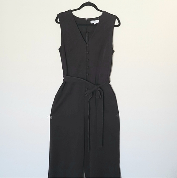 PEARL by Lela Rose Stretch Jumpsuit Sz 8 - Picture 3 of 16